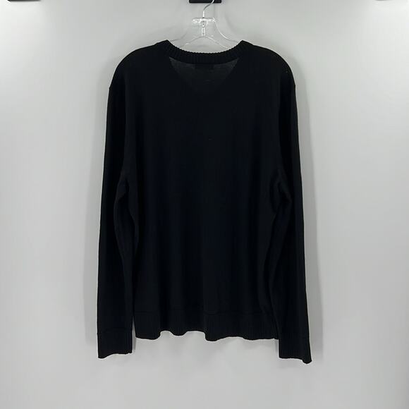 Smartwool Men's V-neck Sweater - Black - XL - Picture 6 of 6